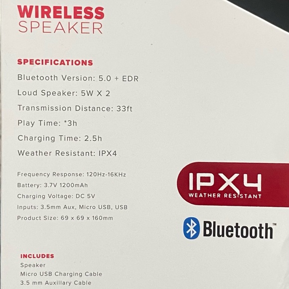 SOLD New BLEND Portable Speaker - Picture 3 of 3